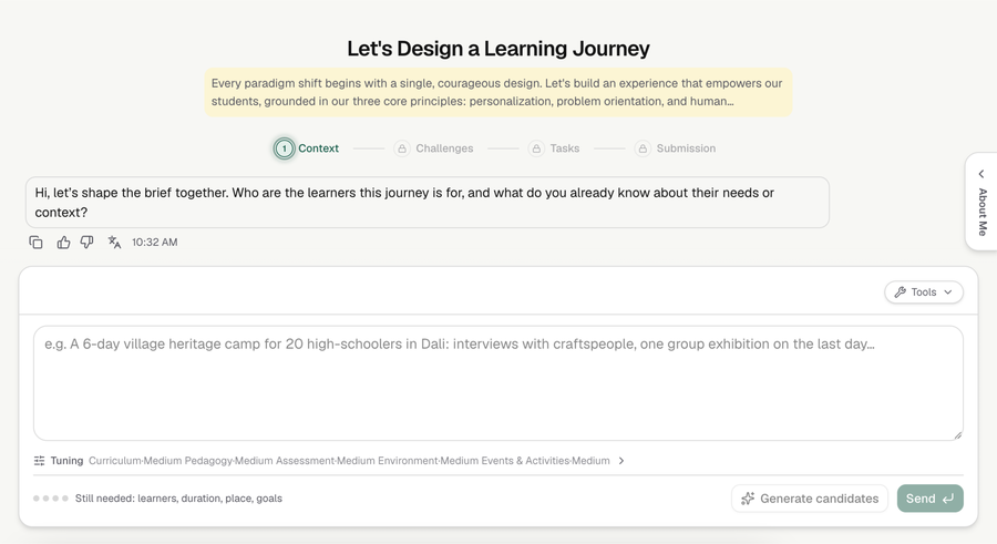 Start a new journey